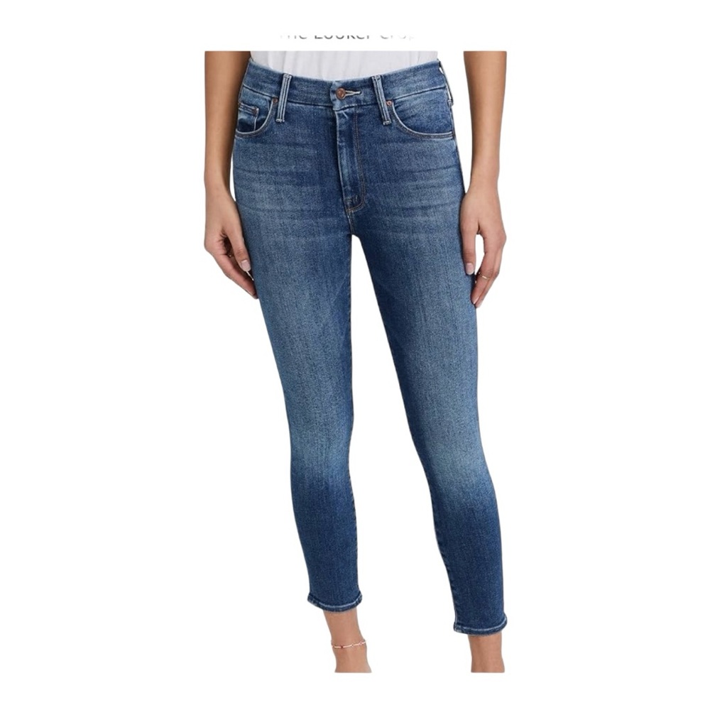Mother The Looker Crop Jeans Cry of the Peacock Women’s Size 29